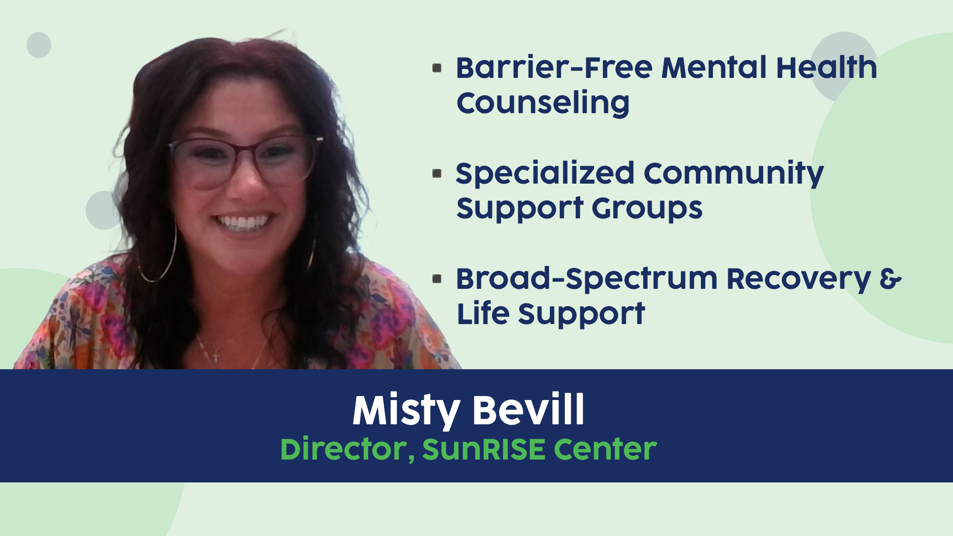 Misty Bevill - SunRISE Center